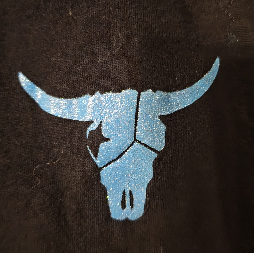 Black and Blue Embroidered Shawl - Picture 3 of 6